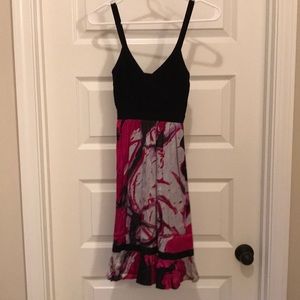 Gorgeous silk Bebe dress